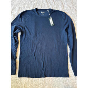 Alpine‎ Design Men's Long Sleeve Crew Neck Shirt Size Medium - Navy Blue #646